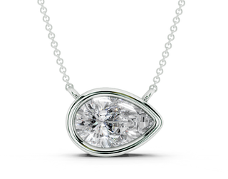 Alanna Pear Solitaire Pendant 2 Carat Total Wt.