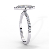 Moonflower (Marquise) Diamond Engagement Ring