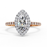 Moonflower (Marquise) Diamond Engagement Ring