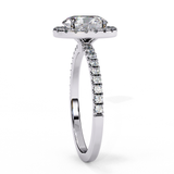 Moonflower (Oval) Diamond Engagement Ring