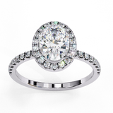 Moonflower (Marquise) Diamond Engagement Ring