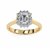 Pebble (Emeraid) Diamond Engagement Ring