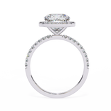 Nightshade (Cushion Square) Diamond Engagement Ring