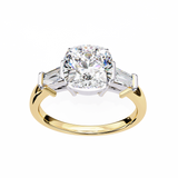 Mirae (Cushion Square) Diamond Engagement Ring