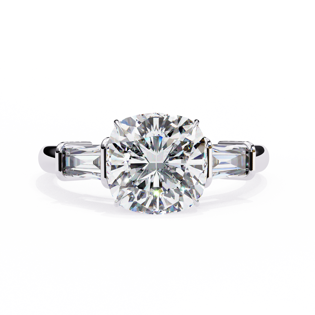 Mirae (Cushion Square) Diamond Engagement Ring