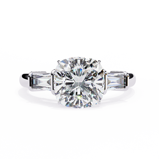 Mirae (Cushion Square) Diamond Engagement Ring