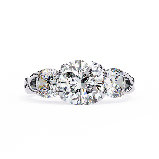 Quinnelle (Cushion Square) Diamond Engagement Ring