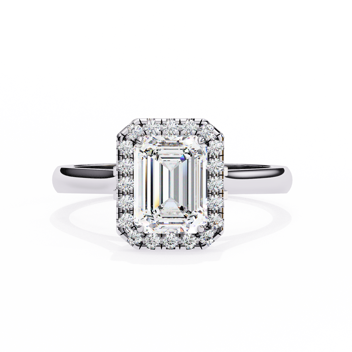 Marguerite (Radiant) Diamond Engagement Ring