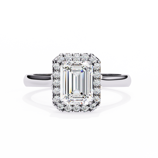 Marguerite (Radiant) Diamond Engagement Ring