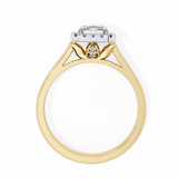 Marguerite (Radiant) Diamond Engagement Ring