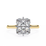 Windflower (Oval) Diamond Engagement Ring