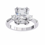 Polaris (Radiant) Diamond Engagement Ring