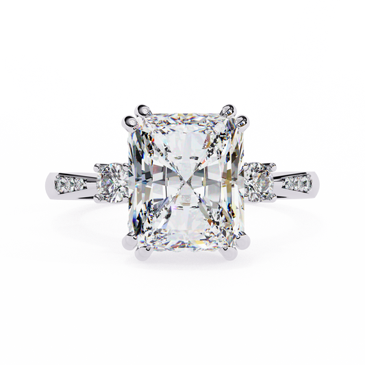 Polaris (Radiant) Diamond Engagement Ring