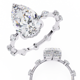 Penelope (Pear) Diamond Engagement Ring