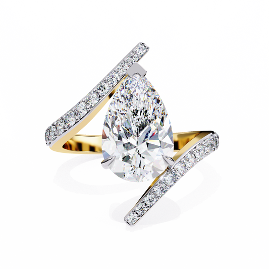 Sequoia (Pear) Diamond Engagement Ring