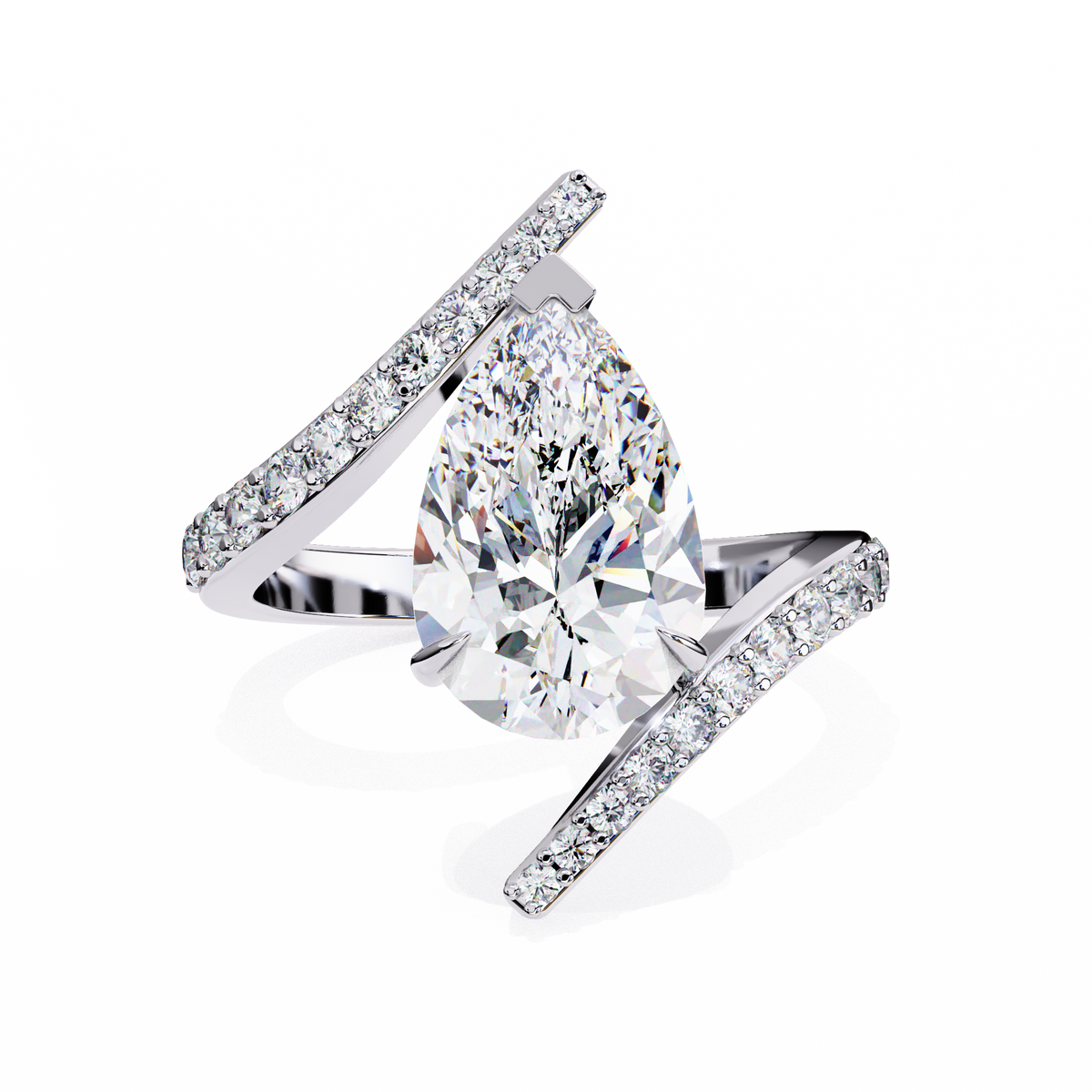 Sequoia (Pear) Diamond Engagement Ring