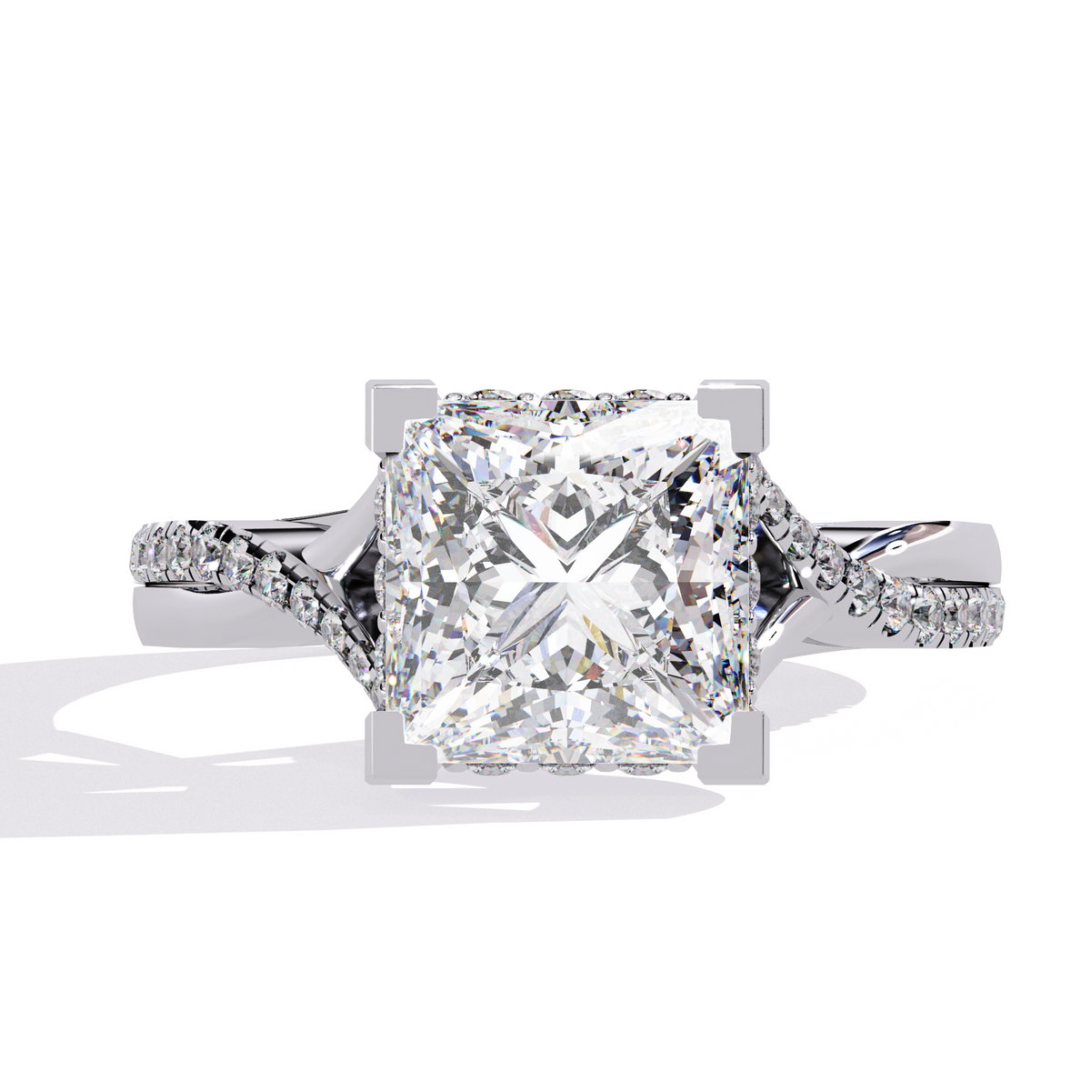 Selenia (Round) Diamond Engagement Ring