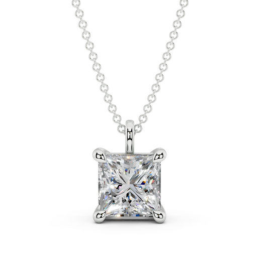 Lorelei Princess Solitaire Pendant 2 Carat Total Wt.