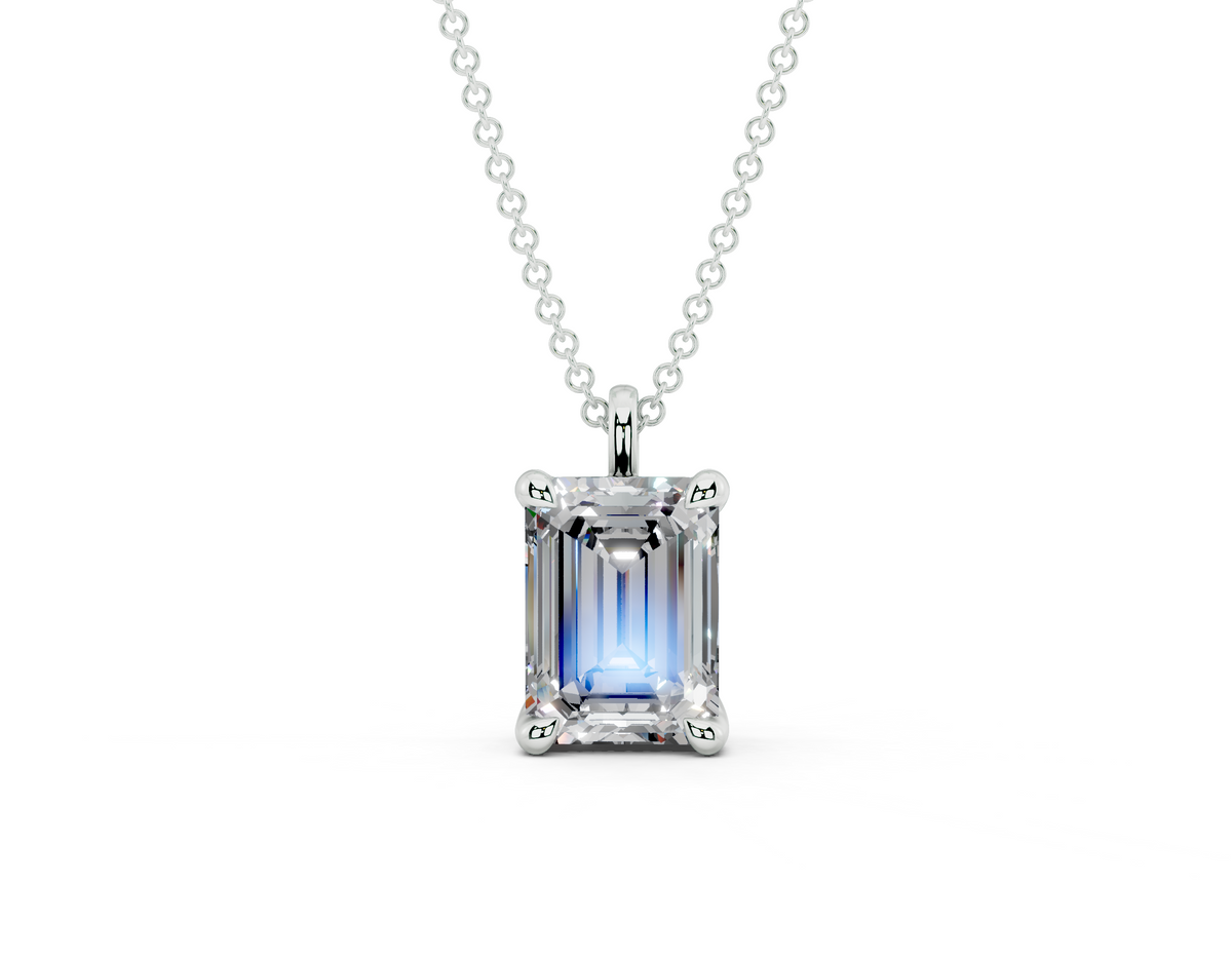 Lorelei Emerald Solitaire Pendant 2 Carat Total Wt.