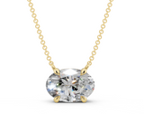 Miri Oval Solitaire Pendant 2 Carat Total Wt.