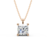 Lorelei Princess Solitaire Pendant 2 Carat Total Wt.