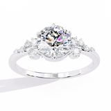 Moss (Round) Diamond Engagement Ring