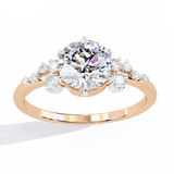 Moss (Round) Diamond Engagement Ring