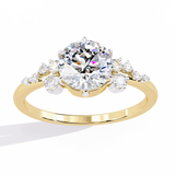 Moss (Round) Diamond Engagement Ring