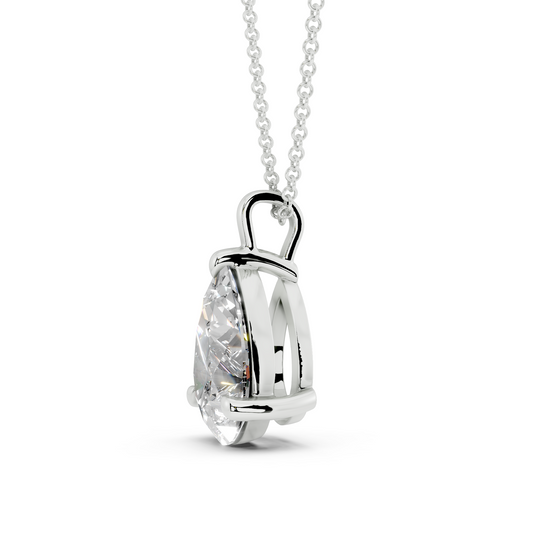 Lorelei Pear Solitaire Pendant 2 Carat Total Wt.