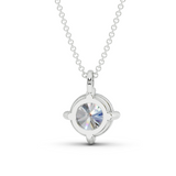 Lorelei Round Solitaire Pendant 2 Carat Total Wt.