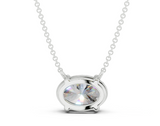 Miri Oval Solitaire Pendant 2 Carat Total Wt.