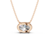 Miri Oval Solitaire Pendant 2 Carat Total Wt.