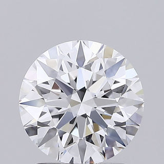 1.71 Carat D-VVS2 Round Lab Diamond
