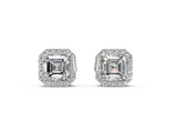 Houston Halo Asscher Diamond Studs (1.2 Carat Total Wt.)