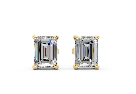 London Classic Emerald Diamond Studs (1.5 Carat Total Wt.)