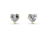 London Classic Heart Diamond Studs