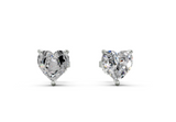 London Classic Heart Diamond Studs (1.5 Carat Total Wt.)