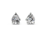 London Classic Pear Diamond Studs