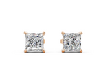 London Classic Princess Diamond Studs (2 Carat Total Wt.)