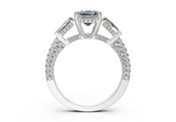 Narelle Elongated Cushion Diamond Engagement Ring