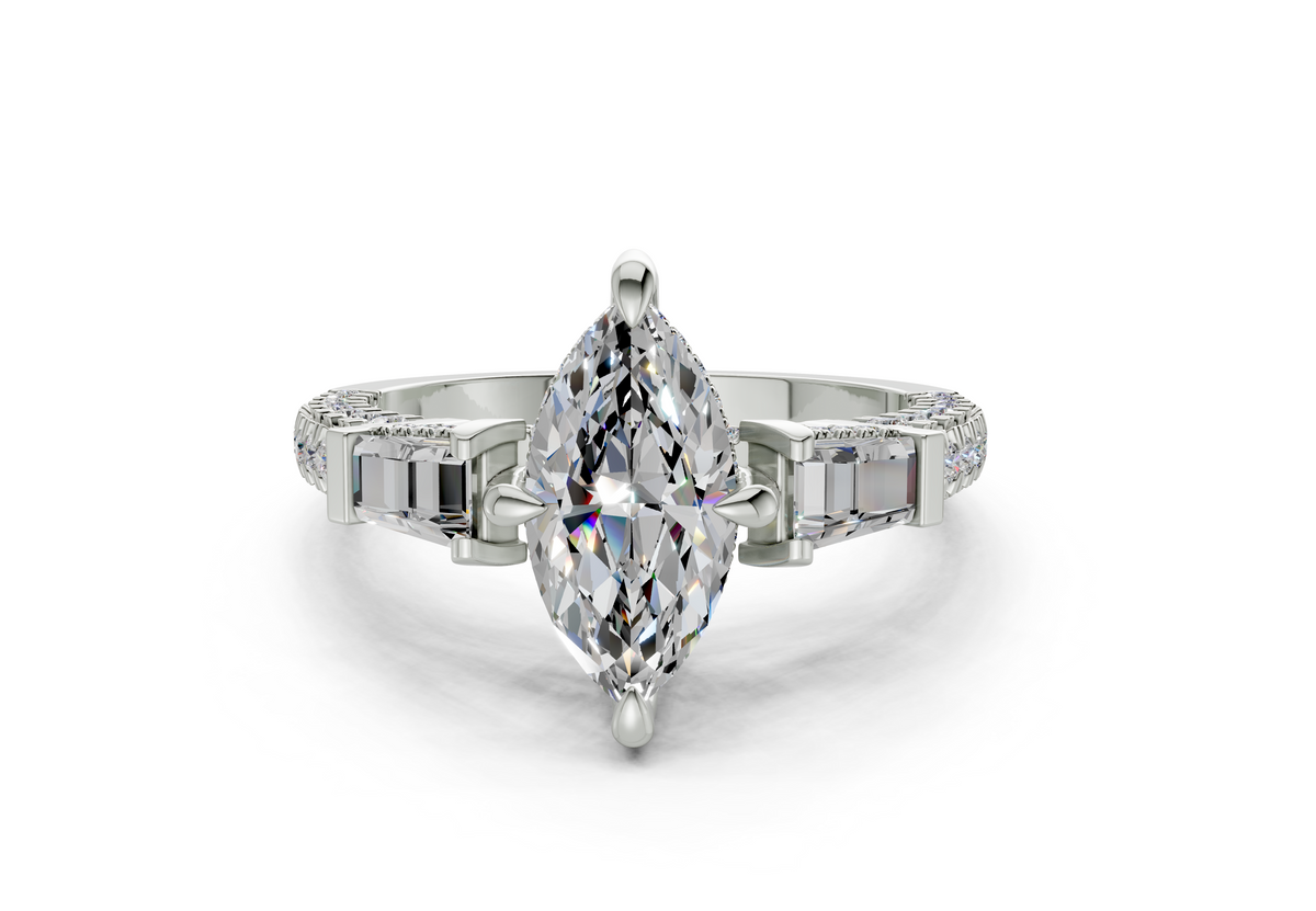 Narelle Marquise Diamond Engagement Ring