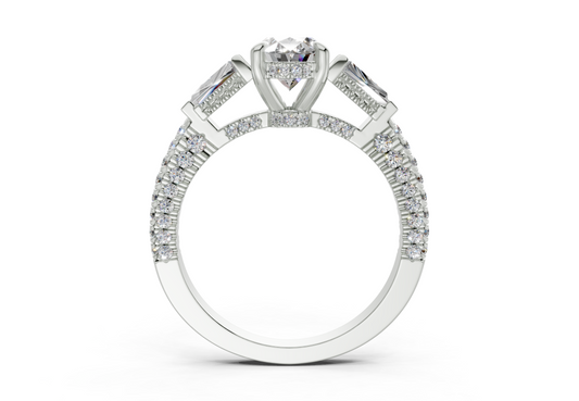 Narelle Oval Diamond Engagement Ring