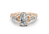 Narelle Oval Diamond  Engagement Ring