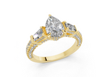 Narelle Pear Diamond Engagement Ring