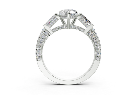 Narelle Pear Diamond Engagement Ring