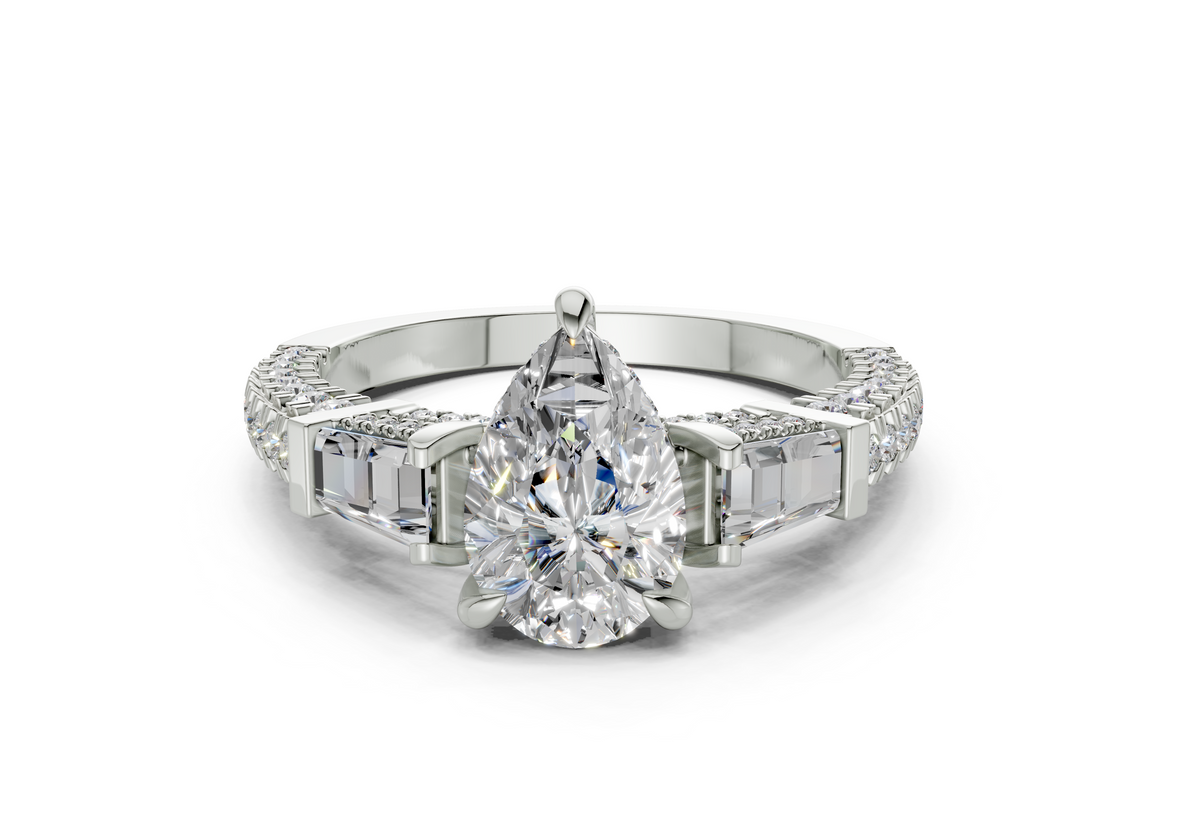 Narelle Pear Diamond  Engagement Ring