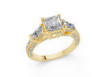 Narelle Princess Diamond  Engagement Ring