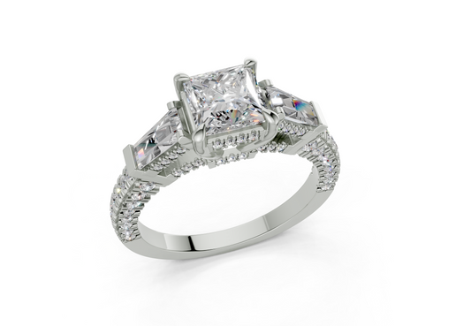 Narelle Princess Diamond  Engagement Ring