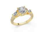 Narelle Radiant Square Diamond Engagement Ring