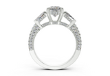 Narelle Radiant Square Diamond  Engagement Ring